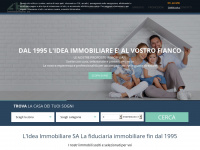 idea-immobiliare.ch Webseite Vorschau