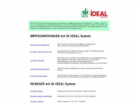 idealsystem.at Webseite Vorschau