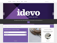 idevo.ch Webseite Vorschau