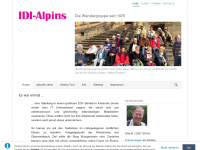 idi-alpins.de Webseite Vorschau