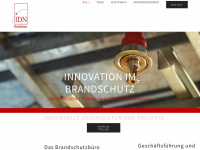 idn-brandschutz.de Webseite Vorschau