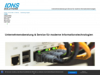 idns-solutions.de Webseite Vorschau