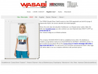 wasabi.fashion123.de Webseite Vorschau