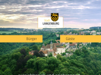 langenburg.de Webseite Vorschau