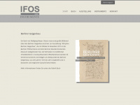 ifos-instrumente.de Webseite Vorschau