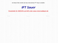 iftsauer.de Webseite Vorschau