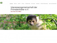 ig-primaten.de Webseite Vorschau