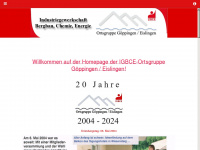 igbce-ortsgruppe-goeppingen.de Webseite Vorschau