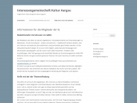 igkulturaargau.ch Webseite Vorschau