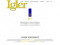 igler-weingut.at Webseite Vorschau