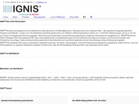 ignis.ch Webseite Vorschau