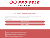 proveloluzern.ch Webseite Vorschau