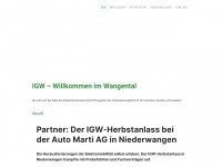 igwangental.ch Webseite Vorschau