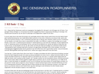 ihcroadrunners.ch Webseite Vorschau