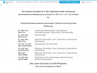ihr-zahnarzt.ch Webseite Vorschau