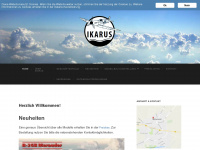 ikarus-modellversand.de Webseite Vorschau