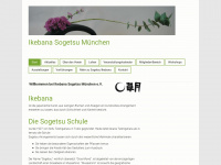 ikebana-sogetsu-muenchen.de Webseite Vorschau