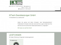 iktech.ch Webseite Vorschau