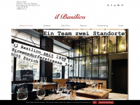 ilbasilico.ch Webseite Vorschau