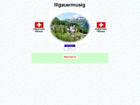 illgauermusig.ch Webseite Vorschau