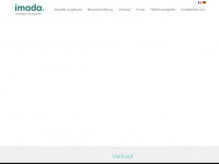 imada.ch Webseite Vorschau