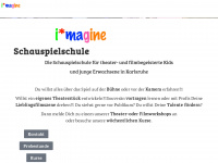 imagine-theater.de Webseite Vorschau