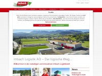 imbach-logistik.ch Webseite Vorschau