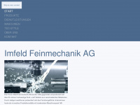 imfeld-feinmechanik.ch Webseite Vorschau