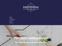 imhof-architektur.de Webseite Vorschau