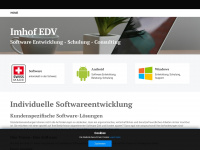 imhofedv.ch Webseite Vorschau