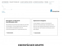 eberspaecher.com Webseite Vorschau