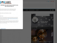 geeklabel.com Webseite Vorschau