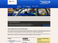 thw-pfaffenhofen.de Webseite Vorschau
