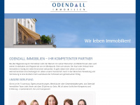immobilien-odendall.de Webseite Vorschau