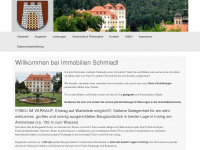 immobilien-schmiedl.de Webseite Vorschau