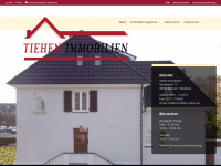 immobilien-tiehen.de Webseite Vorschau