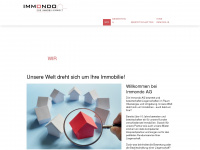 immondo.ch Webseite Vorschau