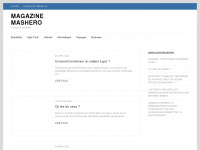 mashero.com Webseite Vorschau