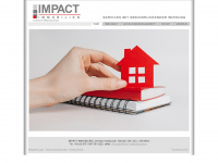 impact-immobilien.at Webseite Vorschau