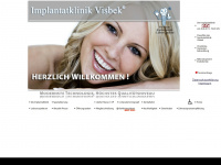 implantatklinik-visbek.de Webseite Vorschau