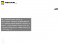 incontrol.ch Webseite Vorschau