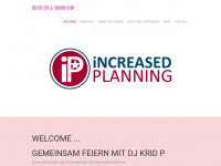increased-planning.de Webseite Vorschau