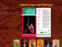 indische-kulturtage-goettingen.de Webseite Vorschau
