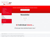 individualdoors.ch Webseite Vorschau