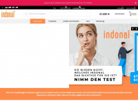 indonal.de Webseite Vorschau