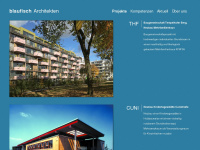 blaufisch-architekten.de Webseite Vorschau