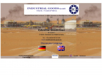 industrial-goods.de Webseite Vorschau