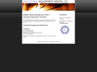 industrial-equipment-rental.de Webseite Vorschau