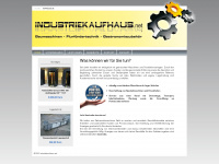 industriekaufhaus.de Webseite Vorschau