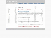 ines-iwen.de Webseite Vorschau